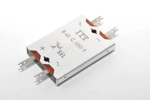 Vintage Selen-Gleichrichter ITT SEL Typ B60C600-1, Radio Bridge Rectifier, NOS - Bild 1 von 3