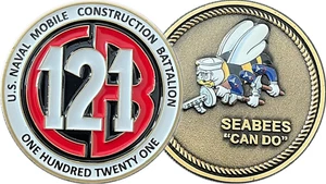 MARINE MOBILBAU BATAILLON 121 KOMMANDOMÜNZE ~ 1,75" - Bild 1 von 4