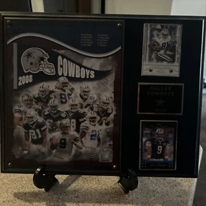 2008 Dallas Cowboys Team Plaque Tony Romo-TO- Jason Witten-D Ware - Picture 1 of 9