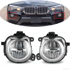 Pair Front Fog Light ASSY Fit For 2011-2017 BMW X3;2014-2018 BMW X1 X4 X5 X6 - Picture 1 of 7