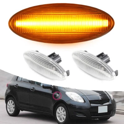 Luz de señalización lateral transparente para Toyota Corolla Camry Yaris RAV4 Auris Foto 1 de 4