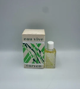 Carven Eau Vive Eau de Toilette 10 ml Miniatur VINTAGE - Picture 1 of 1