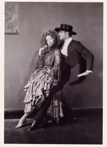 Martha Graham + Ted Shawn 1922•Pioneros de la danza moderna•Foto POSTAL - Imagen 1 de 1