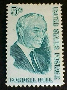 U.S. Scott 1235- Cordell Hull, Secretary of State- MNH OG F-VF 5c 1963 - Picture 1 of 1