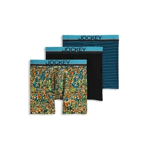 Jockey Men's True Style 6" Boxer Brief - 3 Pack - Picture 1 of 64