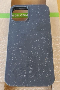 Pela iPhone 12 Mini Slim Soft Handyhülle Backcover Schwarz 100% Kompostierbar - Bild 1 von 9