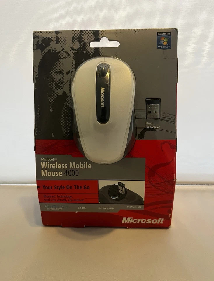 Microsoft Wireless Mobile Mouse 4000 - Image 1 of 4
