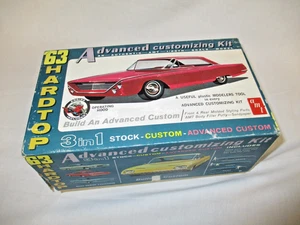 AMT '63 Advanced Customizing Kit Fastback Mercury Marauder Hardtop 6323-200 1/25 - Picture 1 of 22