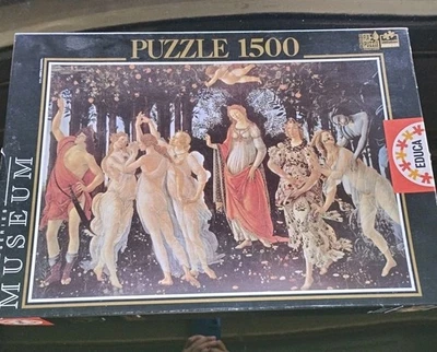Educa Museum Series 1500 Piece Puzzle Art Sandro Botticelli La Primavera - Image 1 of 4