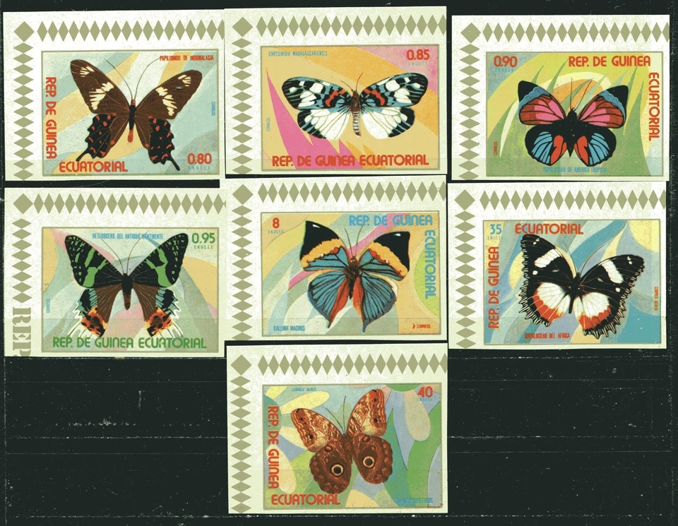 GUINEA ECUATORIAL 1976, OLIMPIADAS DE VERANO DE MONTREAL, Sc 7632-7638 IMPERF., MNH Foto 1 de 1