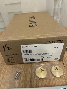 Emtek 2125FB134 Rustic Modern Rectangular 8-1/2 Inch Privacy Mortise Pocket Door - Picture 1 of 5