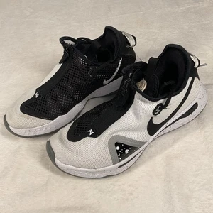 Nike PG 4 Paul George Oreo White Basketball Men CD5079-100 Sz 9.5 NO Insoles - Picture 1 of 11