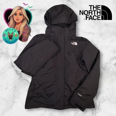 North Face Hyvent пальто женщин L водонепроницаемый с капюшоном куртки плюшевая подкладка * недостаток - Изображение 1 из 4