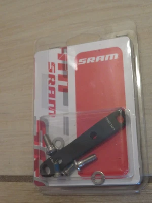 SRAM AM Flat Mount Bracket Front 0F / 20F Brake Caliper Adapter 140mm / 160mm - Image 1 of 4