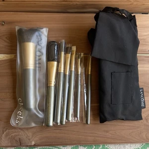 LANCOME Professional Make Up Artist Brush FULL SIZE Set 100%Authentic NEW VTG - Picture 1 of 7