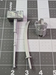 MOTU TMNT Turtles of Grayskull foraggio Casey Jones 5,5" personaggio maschera spada martello - Foto 1 di 6