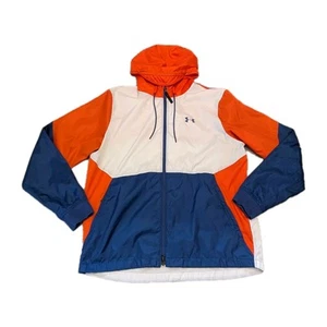 Under Armour Lightweight UA Legacy Storm Hooded Windbreaker Jacket Men's Large  - Picture 1 of 8