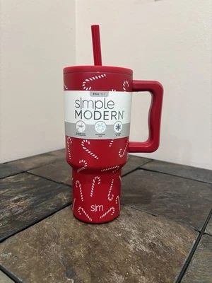 Simple Modern 30oz TREK Tumbler Candy Canes Limited Christmas Release - Image 1 of 4