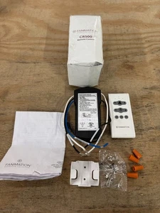 Fanimation CR500 Non-Reversible Fan and Light Remote, White *READ* - Picture 1 of 7