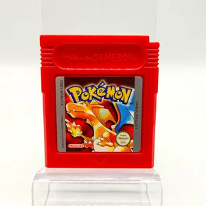 Pokemon Rosso Nintendo Game Boy Adesivo Perfetto Batteria Nuova Ita Originale - Imagen 1 de 9