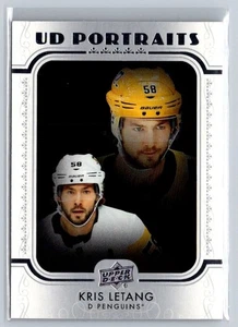 Kris Letang 2019-20 Upper Deck Series 1 Portraits #P-36 - Picture 1 of 2