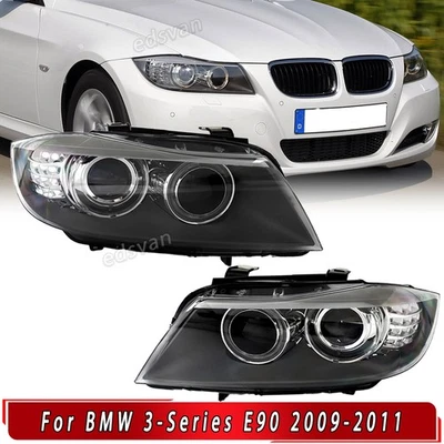 Pair For BMW 3-Series E90 2009-2011 HID Xenon Headlight w/o AFS Left Right Side Foto 1 de 4