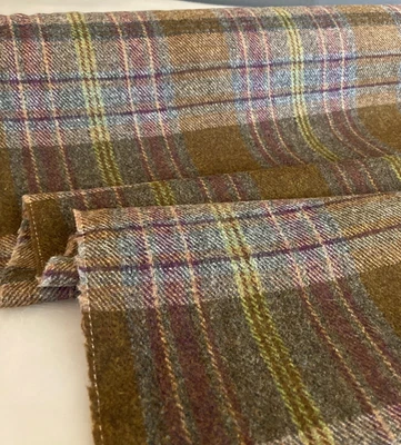 Fine Italian Plaid Wool – Nanette Lepore End Bolt – Gorgeous Drape INSANELY SOFT - Image 1 of 4