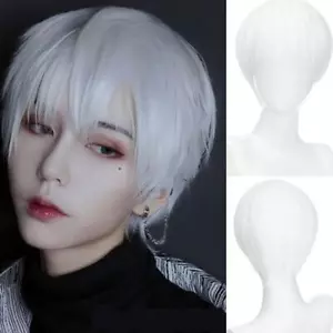 Cosplay Men'S Wig, Short Hair, Wig Men Women Short Hairpiece Lot I2 N7F6 V1 C4A - Picture 1 of 19