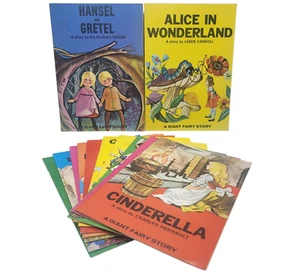 VTG Lot 12 A GIANT FAIRY STORY 1967-83 Ottenheimer Brothers Grimm Lewis Carroll - Picture 1 of 10