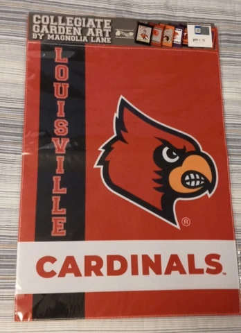 University of Louisville Cardinals garden flag  Magnolia Lane,double sided Cover