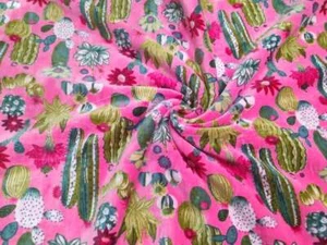 Tela de terciopelo suave estampado de frutas vegetales vestido indio costura tapicería tela de terciopelo - Imagen 1 de 4