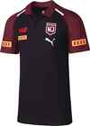 QLD Maroons 2024 NRL Mens Black Team Polo Shirt Sizes S-5XL BNWT