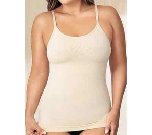 NEU 2XL Shapermint Essentials All Day Every Day U-Ausschnitt Cami Chai weich beige - Bild 1 von 4