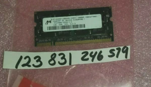 MICRON 1GB DDR1 PC2700 DDR-333 DDR 333 200PIN NON-ECC 2RX8 INTEL MEMORY RAM - Picture 1 of 1