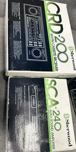 Sherwood CRD-200, SCA-240 Stereo And Amp Classick Hot Rod! L@@K! - Picture 1 of 9