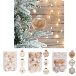 6pcs Transparent Christma Tree Pendants Christmas Decoration - Picture 1 of 12
