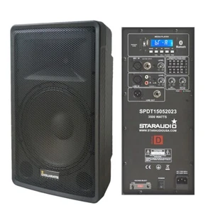 15" Active Power PA Speaker Stage TWS USB Karaoke DJs Audio Karaoke Loudspeaker - Picture 1 of 23