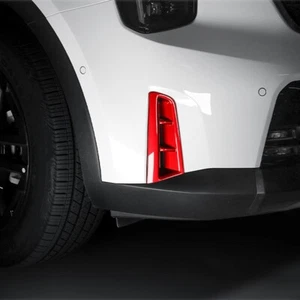Red Front Bumper Side Vent Cover Fog Light Trim For Kia Sorento MQ4 2024 2025 - Picture 1 of 5