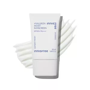 INNISFREE Hyaluron-Moist Sunscreen Watery Finish 1.69oz / 50mL SPF50+ PA++++ - Picture 1 of 7