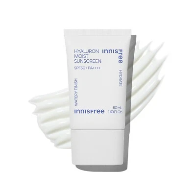 INNISFREE Hyaluron-Moist Sunscreen Watery Finish 1.69oz / 50mL SPF50+ PA++++ - Image 1 of 4