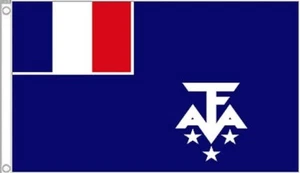 FRENCH SOUTHERN and ANTARCTIC LANDS FLAG 5' x 3' France Island French Islands - Picture 1 of 1