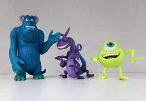 Disney Pixar Monsters Figures James P Sullivan Randal Boggs and Mike Wazowski - Picture 1 of 9