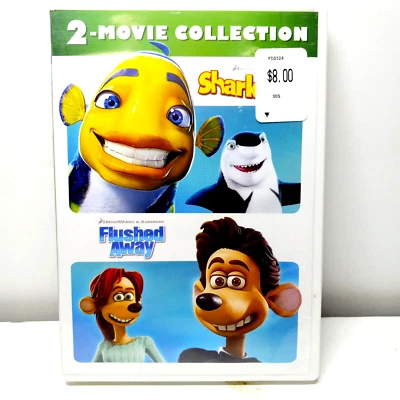 Shark Tale/Flushed Away (DVD) Universal Pictures 2 Film Kids Movie Collection... - Image 1 of 2
