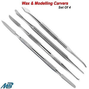 Dental Wax & Modelling Carvers Zahle Beale Lecron  Laboratory Technician Tools - Picture 1 of 10