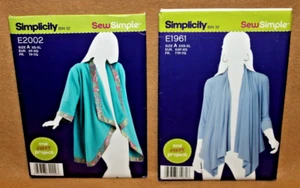 Chaqueta Simplicity SewSimple Misses o patrón Cardi-Wrap talla XS, S, M, L, XL - Imagen 1 de 7