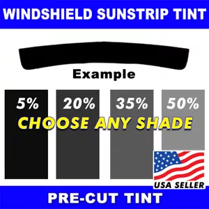 Precut Sunstrip Window Tint fits Suzuki Forenza Wagon 05-08 (Pick Any Shade) - Picture 1 of 4