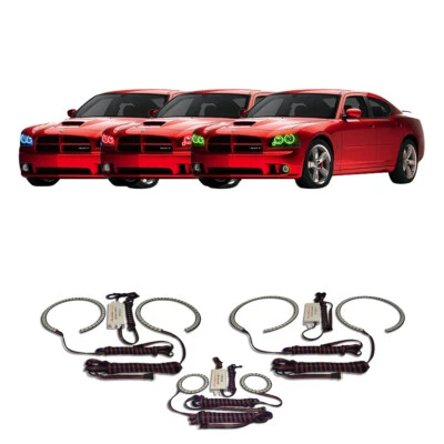 RGB Multi Color CHS Headlight Halo kit for Dodge Charger 05-10 - Image 1 of 4