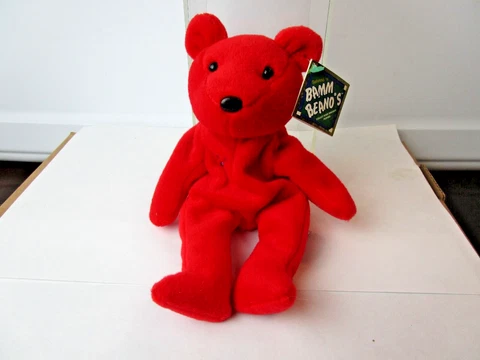 1998 Salvino's Bamm Beano’s Red Bear  #21 w/Tag - Sammy Sosa - Chicago Cubs Cover