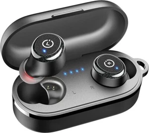 TOZO T10 Bezprzewodowe słuchawki douszne Bluetooth 5.3 Słuchawki, czas zabawy 55H z... - Zdjęcie 1 z 8