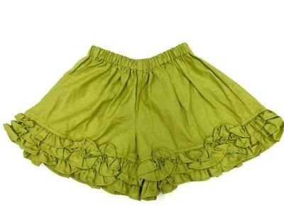 Pantalones Cortos Persnickety Nuevos con Etiquetas Niñas Talla 5 Felicity Verde Volantes Foto 1 de 3